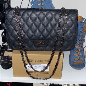 forever 21 black chain bag